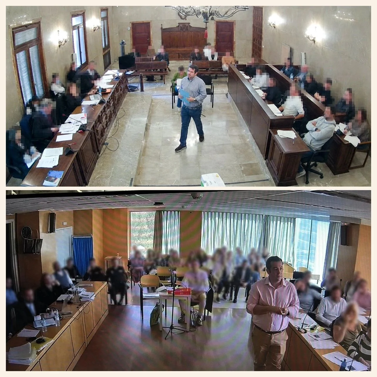 Intervenciones periciales en dos procedimientos con tribunal del jurado.