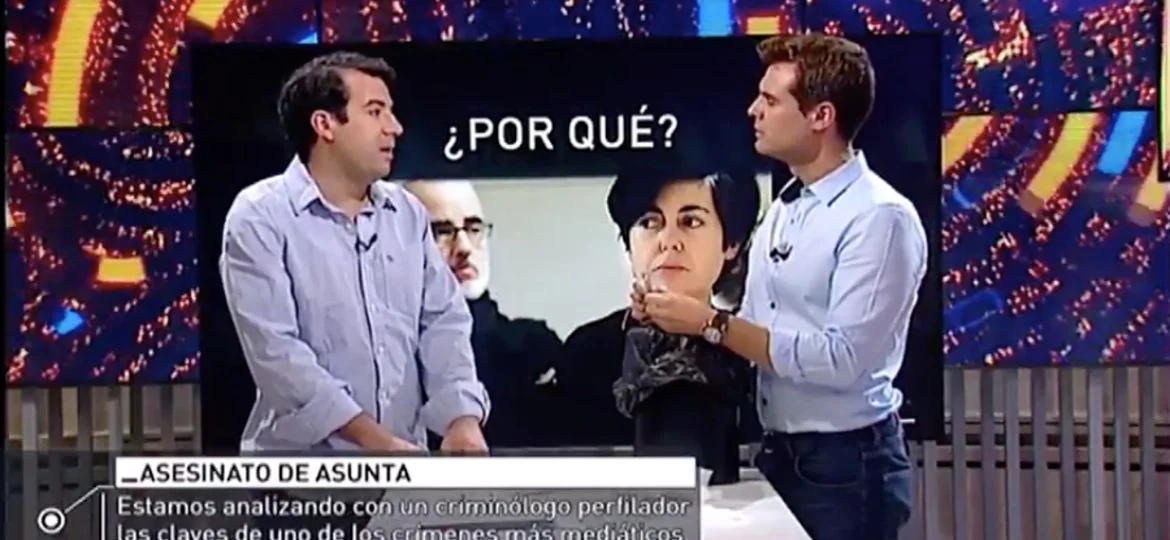 Carlos Cuadrado Gómez-Serranillos durante una intervención televisiva sobre el caso Asunta, presentado como criminólogo perfilador