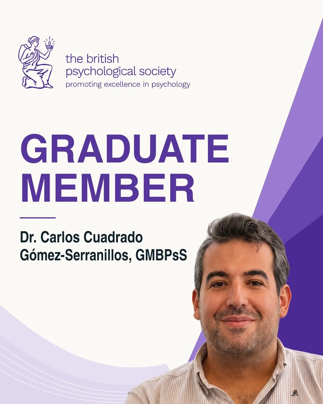 Carlos Cuadrado Gómez-Serranillos, Graduate Member de la British Psychological Society, GMBPsS